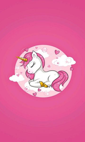 Ảnh nền may mắn ngựa unicorn