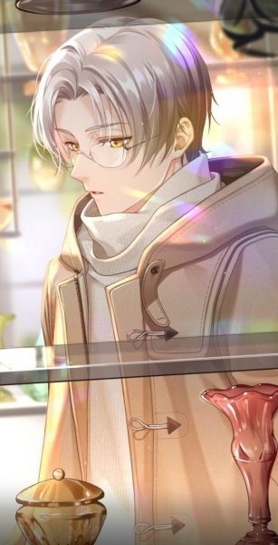 Hình ảnh anime nam đẹp trai đeo kính