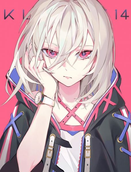 Hình ảnh anime nữ lạnh lùng tóc bạch kim