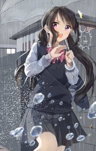 Hình ảnh anime nữ sinh cute