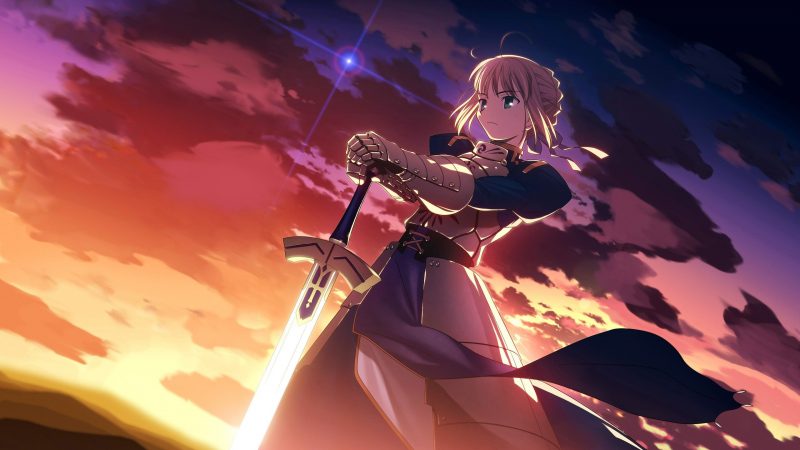 Hình nền anime nữ chiến binh đẹp mạnh mẽ