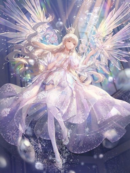 Hình nền anime nữ thiên thần xinh đẹp