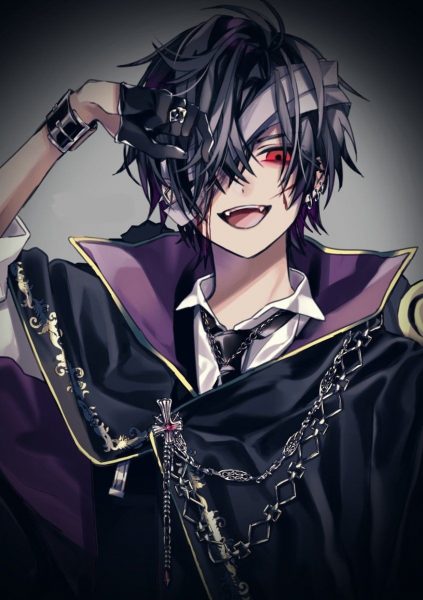 ảnh anime ác quỷ ngầu mắt đỏ
