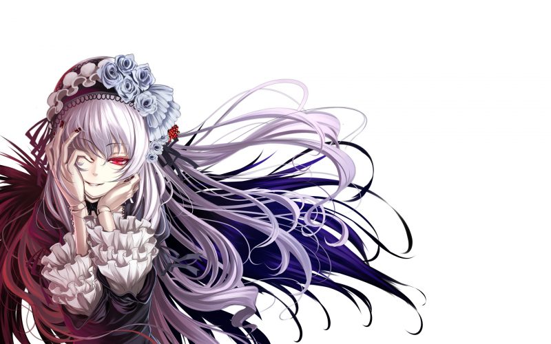 ảnh anime ác quỷ nữ mắt đỏ
