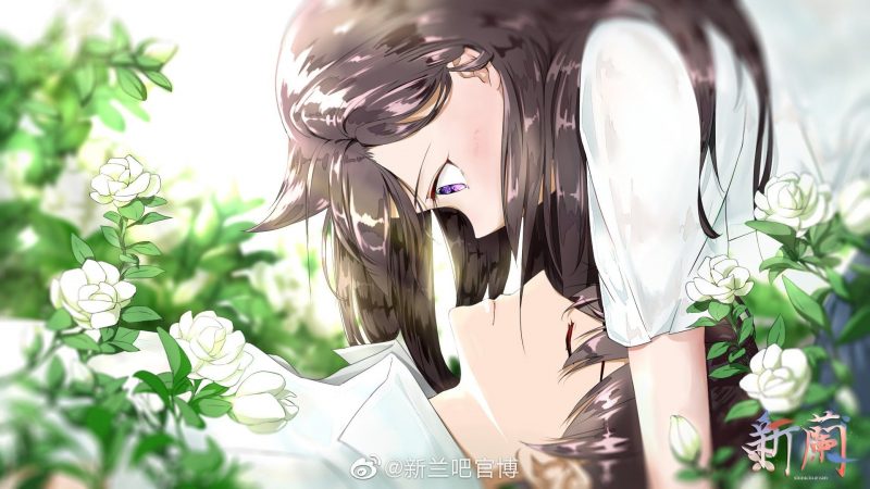 ảnh anime đôi nam nữ nhìn nhau