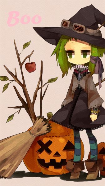 ảnh Anime Halloween boo cute