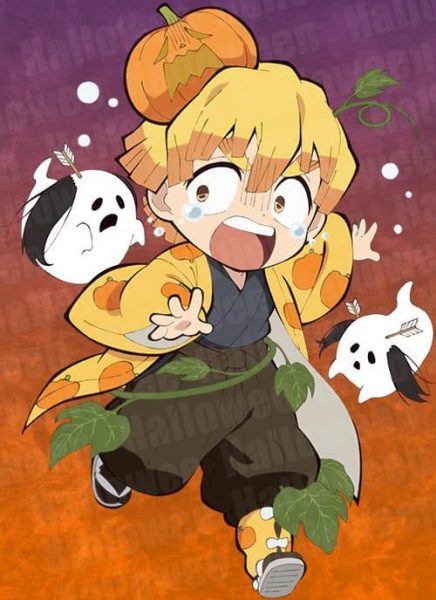 ảnh Anime Halloween chibi Kimestu