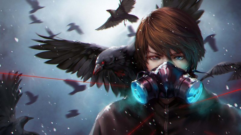 Ảnh avatar anime đeo mặt nạ