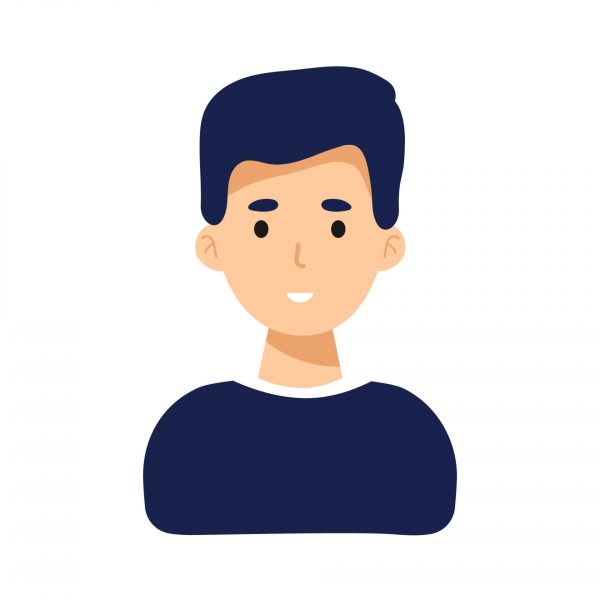 Ảnh avatar trắng nam mặc áo xanh