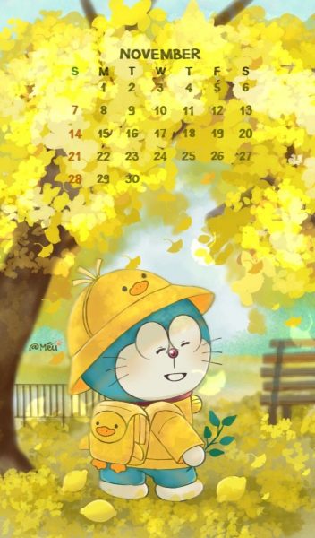 Doraemon Herbstfoto
