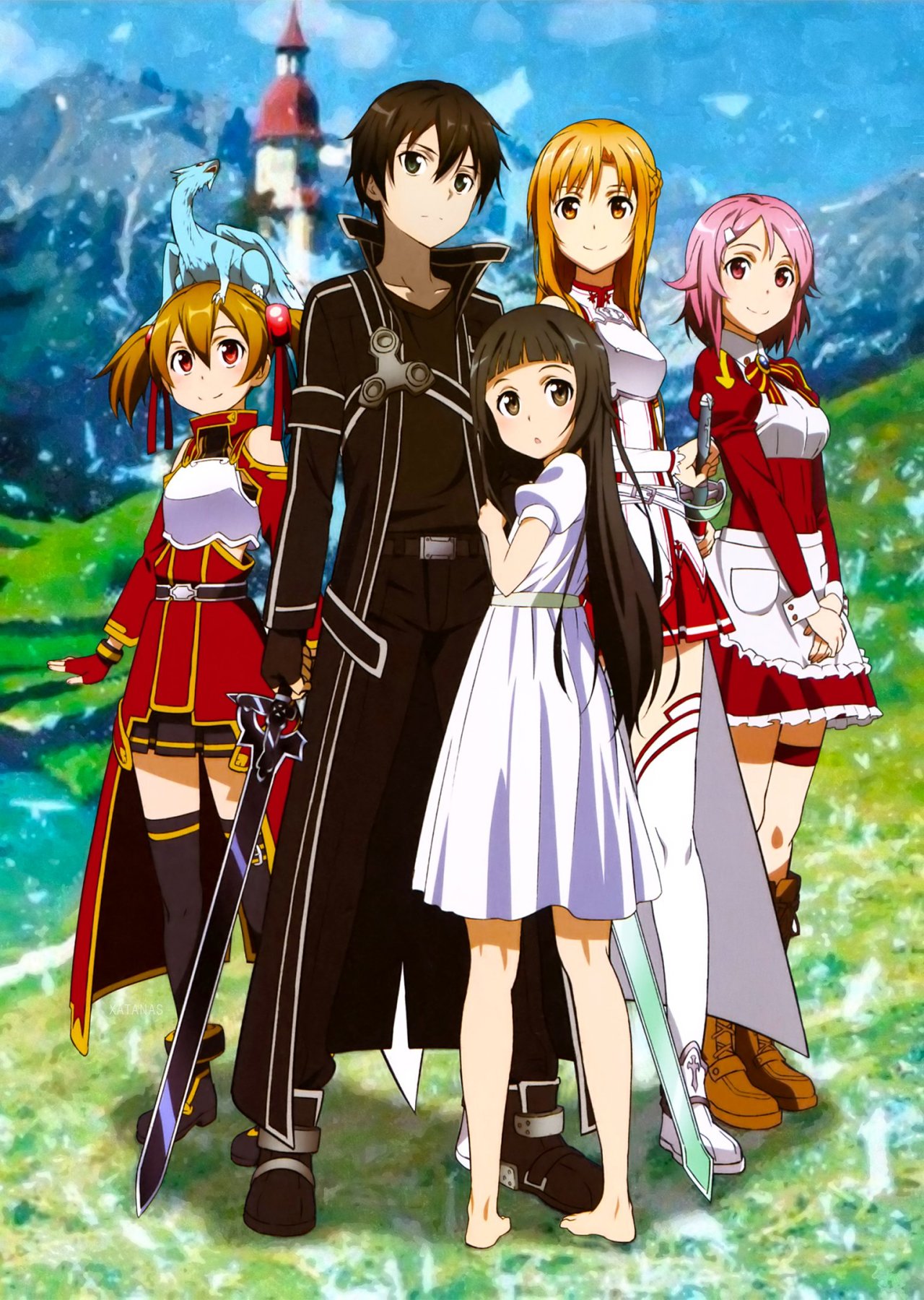 Hình nền  Anime Sword Art Online Alicization Kirito Sword Art Online  Kirigaya Kazuto Alice Sword Art Online Alicization Yuuki Asuna Hiển thị  chân dung thanh kiếm 1080x1920  Jeadgher  1669355 