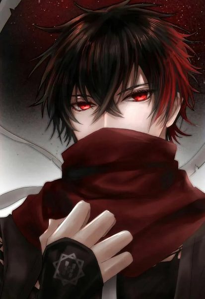 Avatar anime ngầu nam che mặt