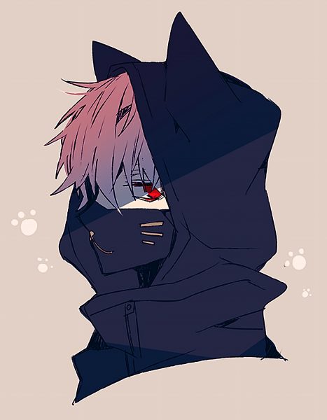 Avatar anime ngầu nam giấu mặt