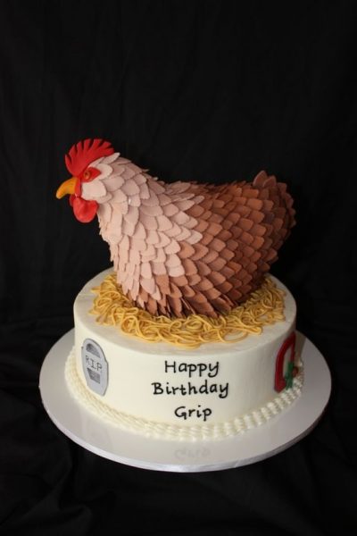 Bánh sinh nhật con gà cho người tuổi Dậu cực đẹp