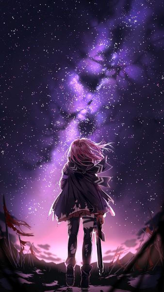 Hình ảnh anime galaxy đẹp nhất