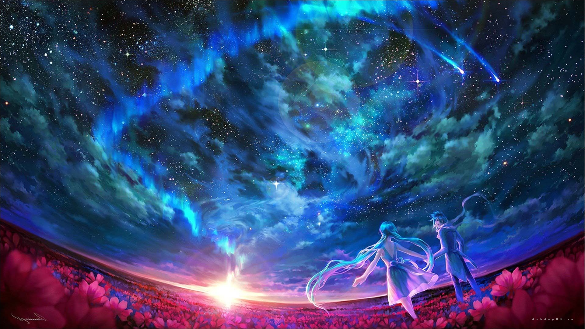 Hình Ảnh Anime Galaxy Đẹp Lung Linh, Lấp Lánh Tuyệt Vời