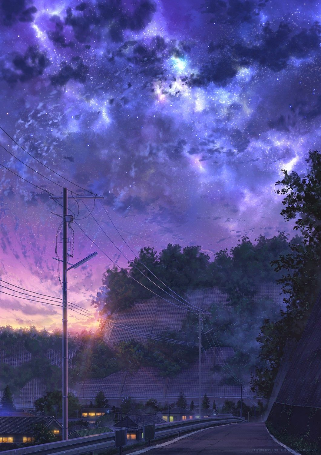 Hình Ảnh Anime Galaxy Đẹp Lung Linh, Lấp Lánh Tuyệt Vời