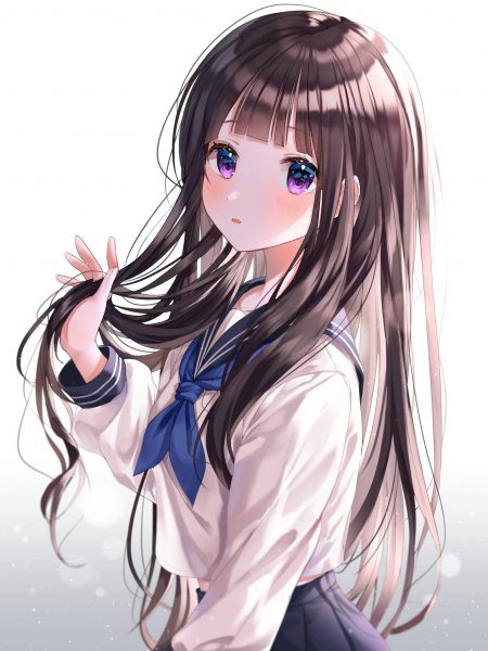 Hình avatar anime nữ sinh