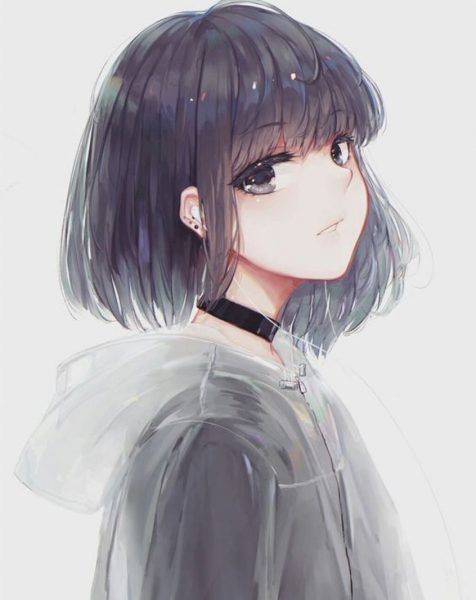 Hình avatar anime nữ tóc ngắn