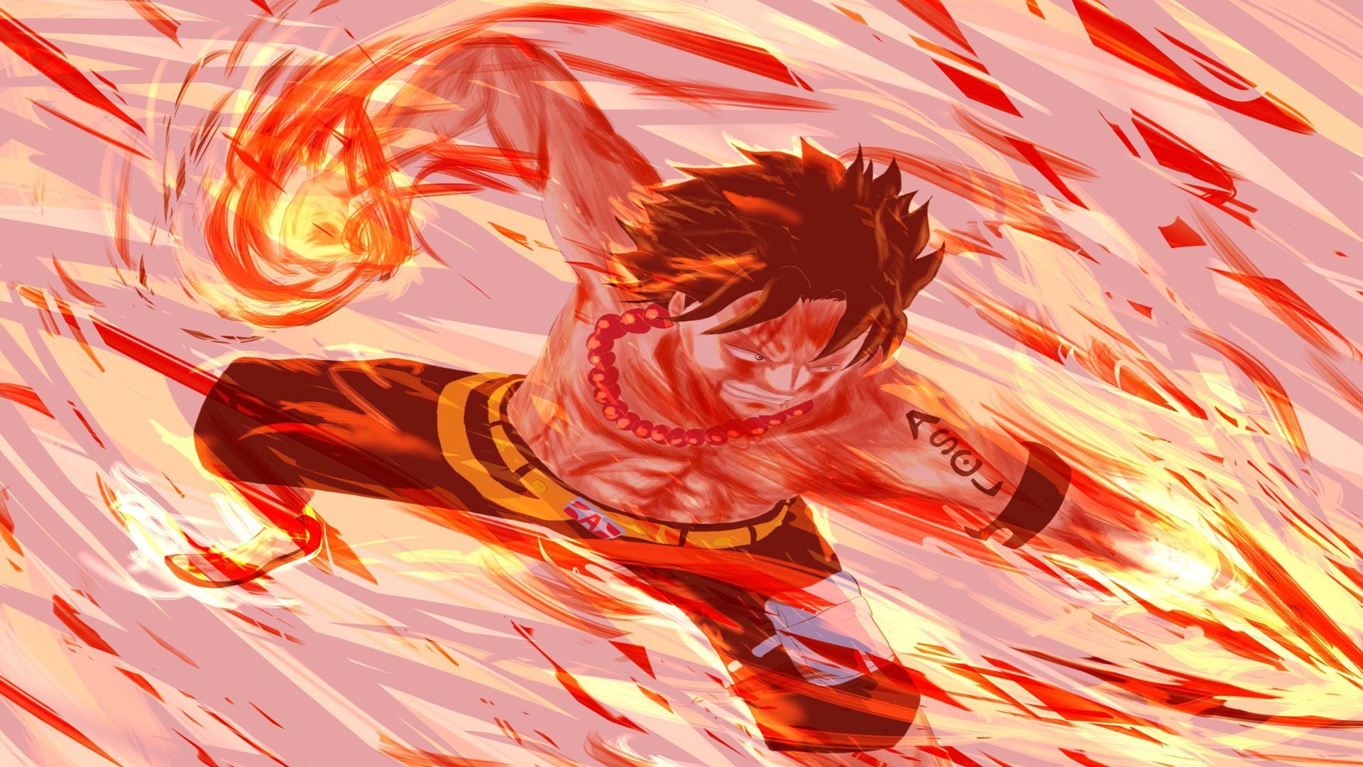 Hình Nền Ace Hỏa Quyền Đẹp, Ngầu, Bá Cháy Trong One Piece