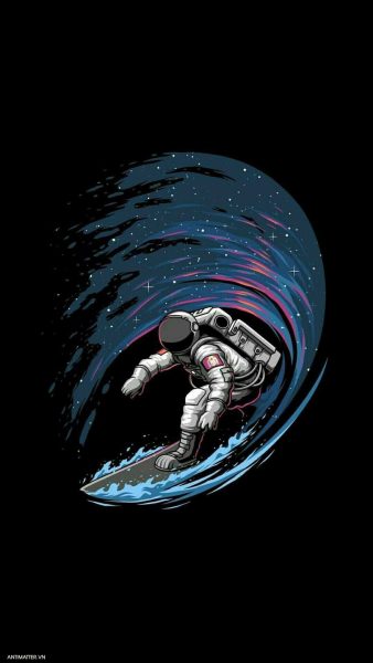 Coole Astronautentapete