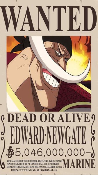 Hình nền Râu Trắng One Piece poster
