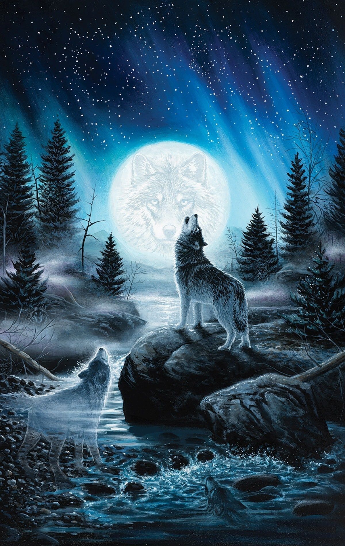 Hình nền  Nghệ thuật tưởng tượng tuyết mùa đông Tác phẩm nghệ thuật  Nước đá chó sói Hiện tượng địa chất 3200x1800  WallpaperManiac  136921   Hình nền đẹp hd  WallHere