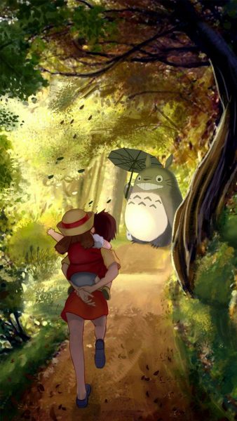 Hình nền Totoro trong rừng