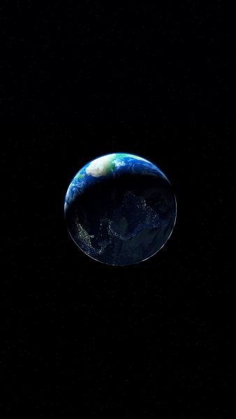 Hình nền trái đất bị che phần lớn bán cầu