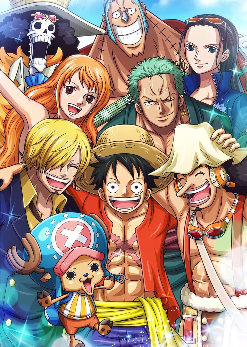 Decal dán One Piece