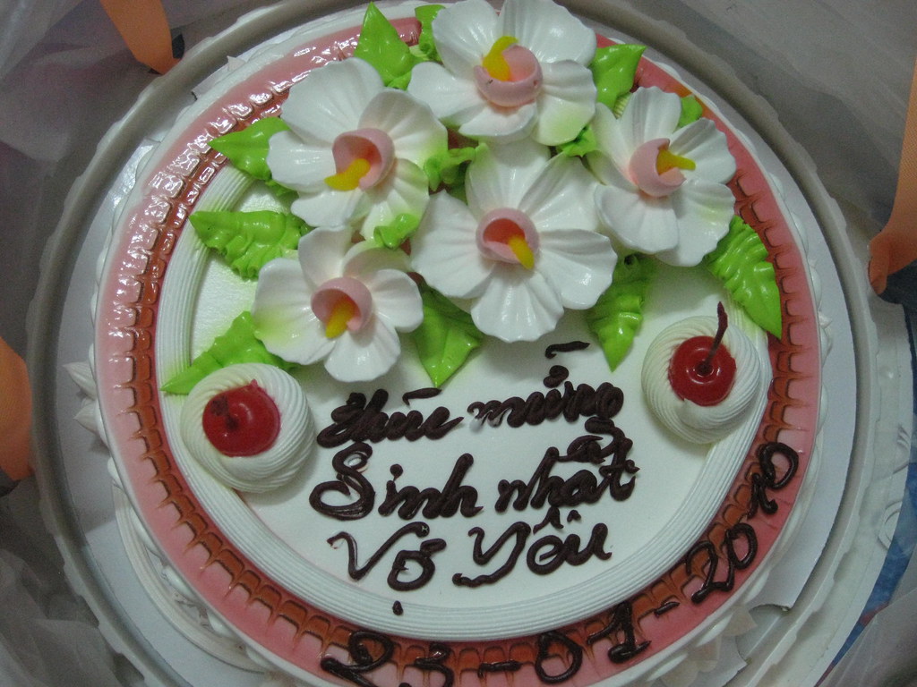 LÃNG MẠN] 99+ Mẫu bánh sinh nhật vợ yêu ngọt ngào tình cảm