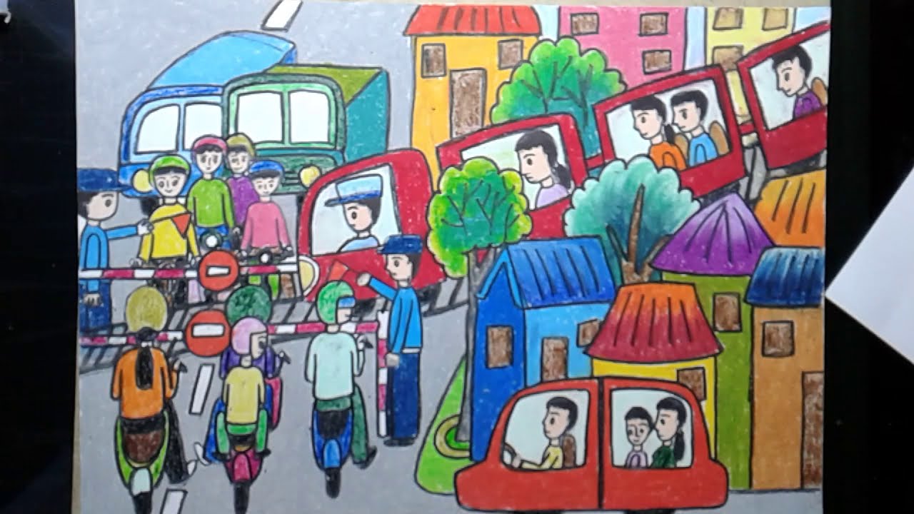 Chia sẻ với hơn 327 vẽ tranh về an toàn giao thông lớp 7 không thể bỏ qua   Tin Học Vui