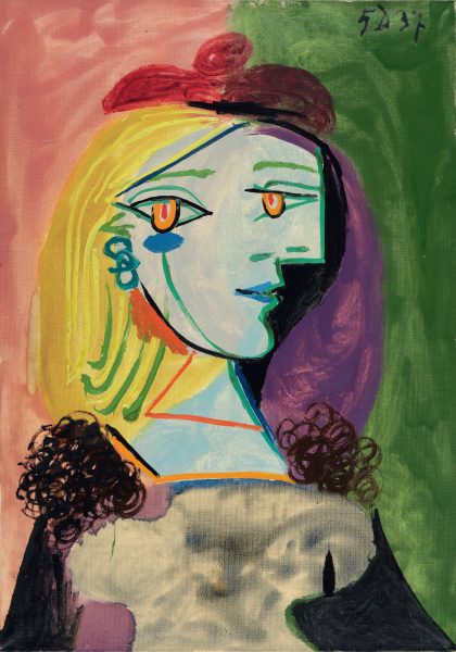 Tranh vẽ Picasso chân dung cô gái