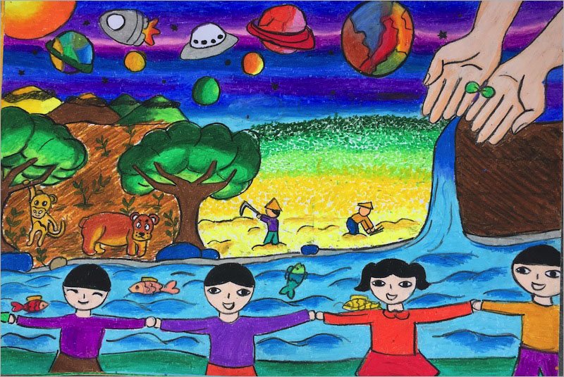 SGK Scan  Vẽ tranh Đề tài Ước mơ của em  Sách Giáo Khoa  Học Online  Cùng Sachgiaibaitapcom