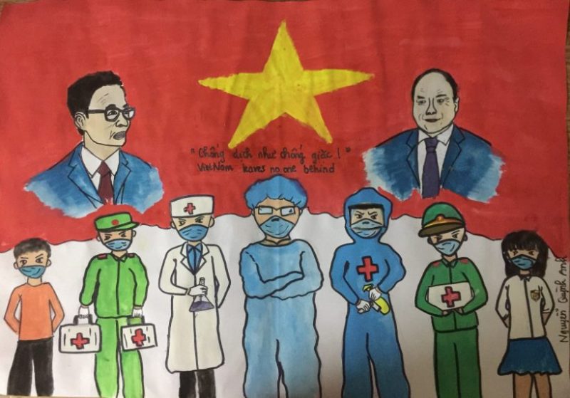 Vẽ tranh vững tin Việt Nam ý nghĩa nhất