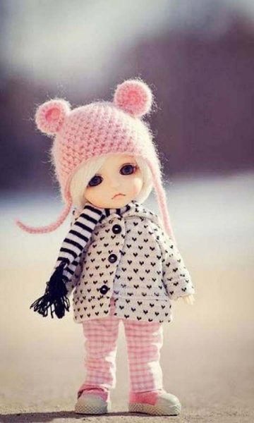 Schönes süßes Chibi-Puppenfoto