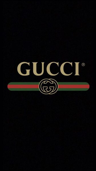 Ảnh Gucci nền đen cho điện thoại