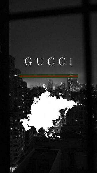 ảnh Gucci trắng đen