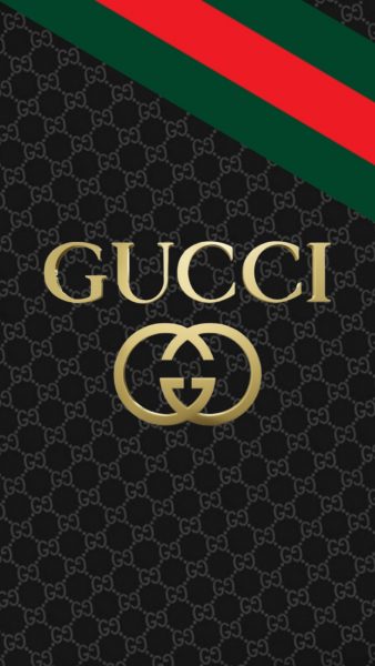 ảnh Gucci và vạch đỏ xanh nằm góc chéo