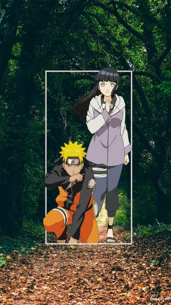 ảnh Naruto và Hinata trong khu rừng