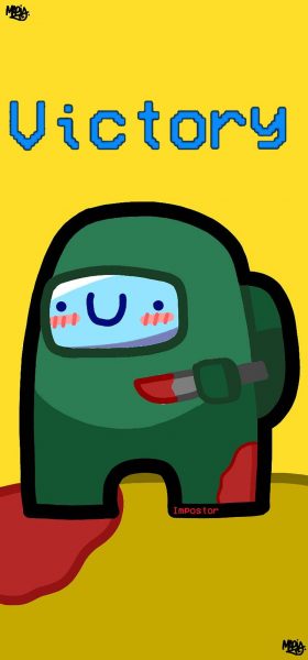 Ảnh nền Among Us cute dễ thương