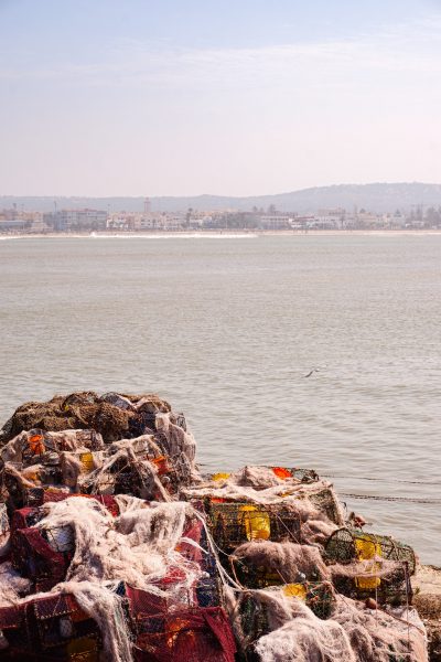 Foto der Verschmutzung des Meerwassers