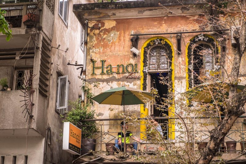 Ảnh quán cafe cổ ở Hà Nội