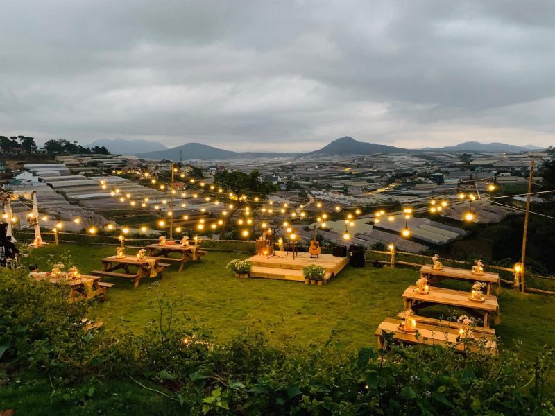 Ảnh quán cafe ngoài trời ở Đà Lạt