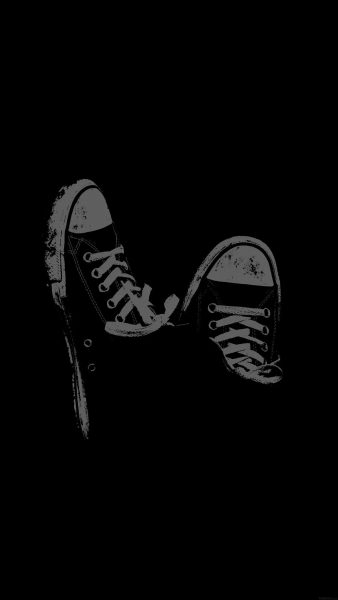 background black background đen đôi giày