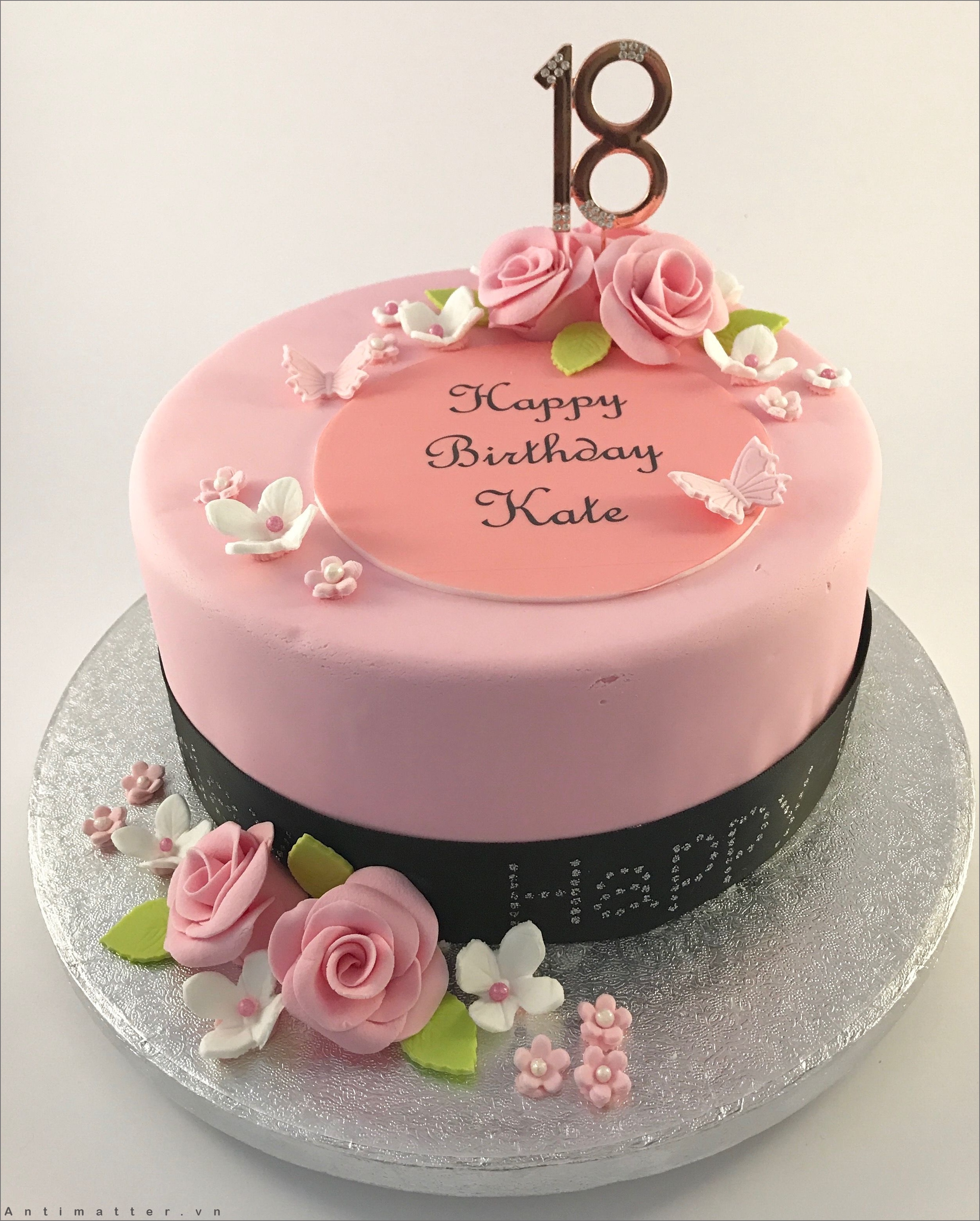 Bánh sinh nhật công chúa sinh đẹp cho bé gái hình vuông - Tiệm bánh sinh  nhật Wgicake