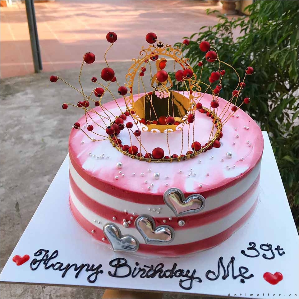 Bánh sinh nhật đơn giản đẹp  Alo Flowers