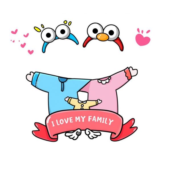 Hình ảnh ghép mặt cute