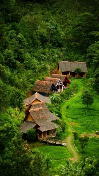 Hình ảnh làng quê nghèo Việt Nam