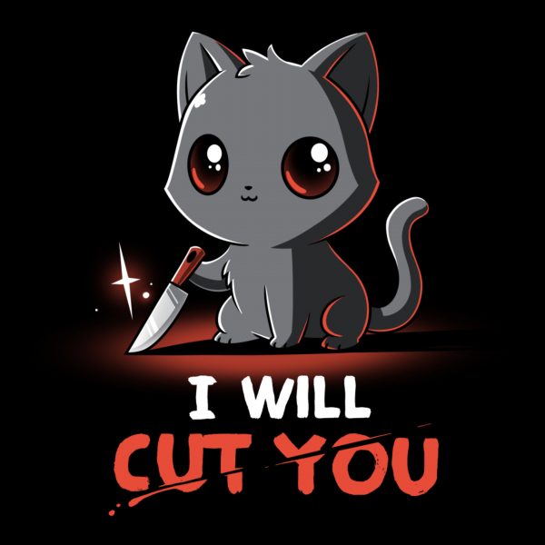 hình ảnh mèo cầm dao mặt cute